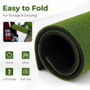 Artificial Turf Mat for Indoor and Outdoor Golf Practice Includes 2 Rubber Tees and 2 Alignment Sticks by DirectDeals