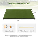 5 x 3 ft Artificial Turf Grass Practice Mat for Indoors and Outdoors by LJGDeals