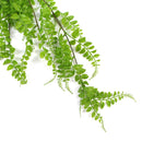 Light Green Button Fern Artificial Hanging Plant 31in – UV Resistant