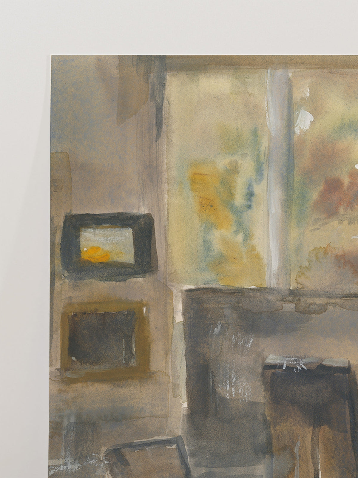 Artist Studio, close-up of the surface