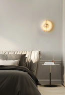 Artistic Brass Alabaster Wall Lamp