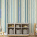 Regency Stripe Wallpaper by Archana Bhurke
