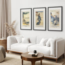 Utagawa Kuniyoshi Woodblock Painting Prints by Wall Art Set
