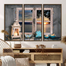 Astonishing Sunset from the Window Wall Art Canvas Print by MyGreatCanvas | Canvas Wall Art Prints | Photo Prints & Wall Decor
