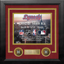 MLB Baseball Photo Picture Frame Kit - Houston Astros (Brick Red Matting, Gold Trim) by Dynasty Sports & Framing