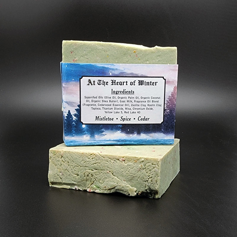 "At The Heart of Winter" Handmade Goat Milk Bar Soap (SEASONAL)