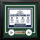 Athletics Custom MLB Baseball 16x20 Picture Frame Kit (Multiple Colors) by Dynasty Sports & Framing