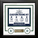Athletics Custom MLB Baseball 11x14 Picture Frame Kit (Multiple Colors) by Dynasty Sports & Framing