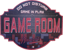 Atlanta Braves 12" Game Room Wood Sign