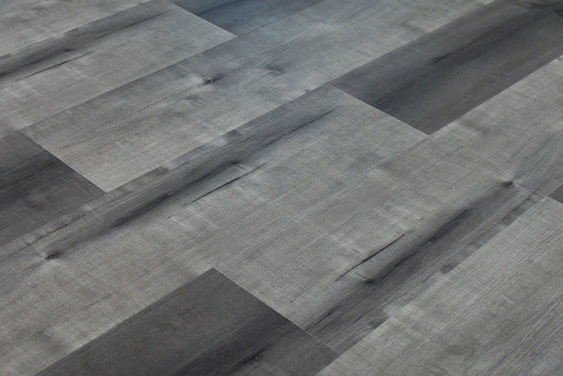 Atlantic WPC Textured 7"x48" Vinyl Flooring 8.5mm - Miranda Gray