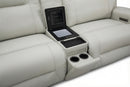Atlas Fog Zero Gravity Power Reclining Sofa w/ Fridge by Ornate Furniture