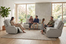 Atlas Fog Zero Gravity Power Reclining Sofa w/ Fridge by Ornate Furniture