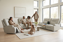 Atlas Fog 3-Piece Power Reclining Living Room Set by Ornate Furniture