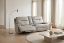 Atlas Fog 2-Piece Power Reclining Sofa Set by Ornate Furniture