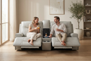 Atlas Fog Zero Gravity Power Reclining Sofa w/ Fridge by Ornate Furniture