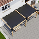 DIY Pergola Kit for an Attached Pergola With Canopies - Any Size Up to 24' x 12'