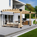 DIY Pergola Bracket Kit for an Attached Pergola With Roof Rafters - Any Size Up to 24' x 12'