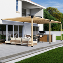 DIY Pergola Bracket Kit for an Attached Pergola With Slatted Roof - Any Size Up to 24' x 12'