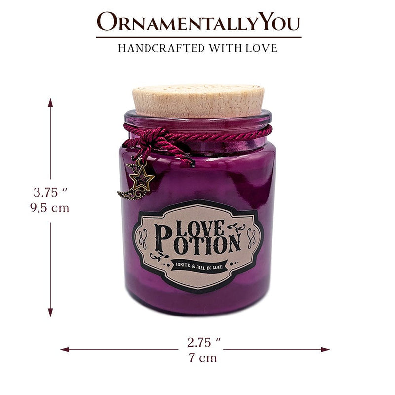 Love Potion Romantic Candle, Valentine Decor