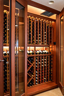 5 Column - 100 Bottle 7ft Wine Rack Kit with Display