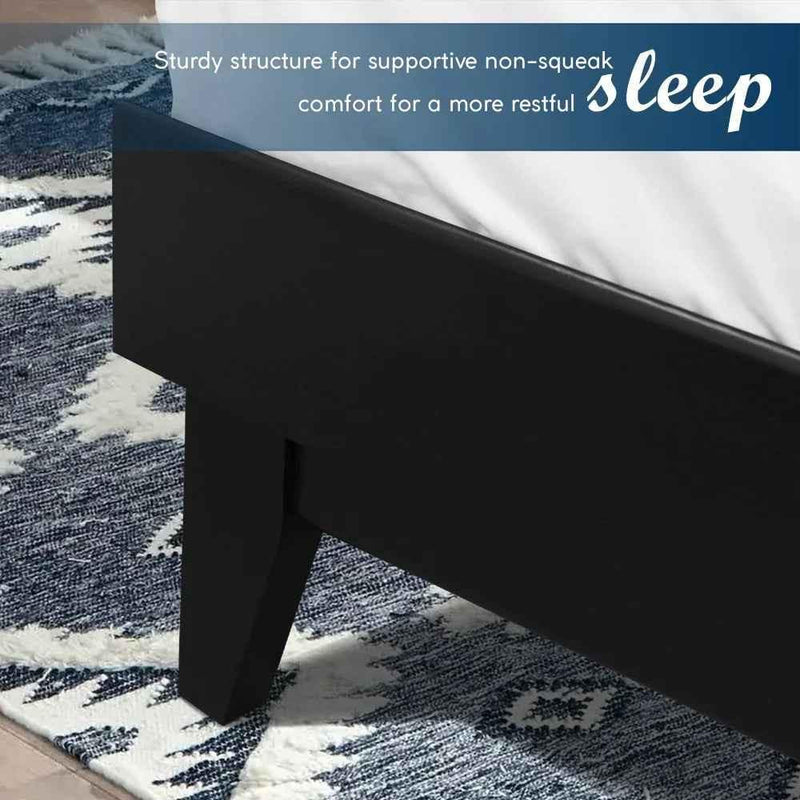 Acacia Aurora Bed Frame & Nightstand Set for Stylish Bedrooms