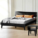 [Buy 1 Get 1] Aurora Solid Wood Bed Frame & Nightstand