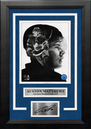 Auston Matthews PROfile Toronto Maple Leafs 8" x 10" Framed Hockey Photo with Engraved Autograph by Dynasty Sports & Framing