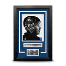 Auston Matthews PROfile Toronto Maple Leafs 8" x 10" Framed Hockey Photo with Engraved Autograph by Dynasty Sports & Framing