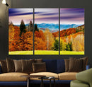 Autumn Forest Mountain Wall Art Canvas Print | Colorful by MyGreatCanvas | Canvas Wall Art Prints | Photo Prints & Wall Decor