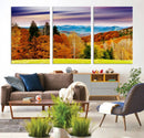 Autumn Forest Mountain Wall Art Canvas Print | Colorful by MyGreatCanvas | Canvas Wall Art Prints | Photo Prints & Wall Decor