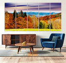 Autumn Forest Mountain Wall Art Canvas Print | Colorful by MyGreatCanvas | Canvas Wall Art Prints | Photo Prints & Wall Decor