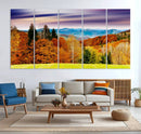 Autumn Forest Mountain Wall Art Canvas Print | Colorful by MyGreatCanvas | Canvas Wall Art Prints | Photo Prints & Wall Decor