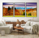 Autumn Forest Mountain Wall Art Canvas Print | Colorful by MyGreatCanvas | Canvas Wall Art Prints | Photo Prints & Wall Decor