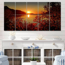 Autumn Sunset Over Lake Canvas Art – Tranquil Nature by MyGreatCanvas | Canvas Wall Art Prints | Photo Prints & Wall Decor