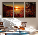 Autumn Sunset Over Lake Canvas Art – Tranquil Nature by MyGreatCanvas | Canvas Wall Art Prints | Photo Prints & Wall Decor