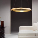Alabaster Avalon Halo Chandelier
