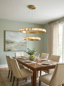 Alabaster Avalon Halo Chandelier