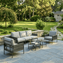 Axis Woven Rope Outdoor Sectional Set, 7-Piece