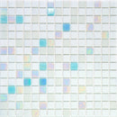 Cotton White 12x12 Glossy Glass Uniform Square Mosaic Tile (20 pack, 20 sq ft/case) - Sample
