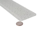 Pearl White 3x12 Textured Glossy Subway Glass Tile (20 pack, 5 sq ft/case) - Sample