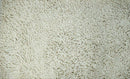 DaDa Bedding Vanilla Ivory White Shaggy Soft Chenille Noodle Carpet Rug Bath Mat