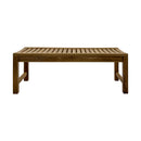 Naples Natural Teak Spa Seating Bench - 47" by NORDICTEAK.COM
