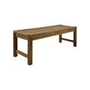 Naples Natural Teak Spa Seating Bench - 47" by NORDICTEAK.COM
