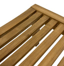 Naples Natural Teak Spa Seating Bench - 47" by NORDICTEAK.COM