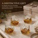 Set of 4 Diamond Whiskey & Wine Glasses 10oz