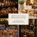 Set of 4 Diamond Whiskey & Wine Glasses 10oz