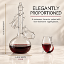 Crystal Port and Dessert Wine Sippers & Decanter - Set of 4