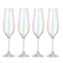 Iridescent Champagne Glasses Premium Barware Gift Elegant Drinkware Collection