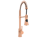 One-Handle Pre-Rinse Spring Copper Kitchen Faucet - AK96566-C