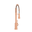 One-Handle Pre-Rinse Spring Copper Kitchen Faucet - AK96566-C